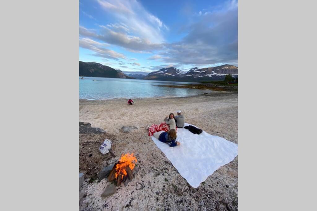 Efjord And Stetind Resort - Cabin Kobbernestinden Ballangen Dış mekan fotoğraf